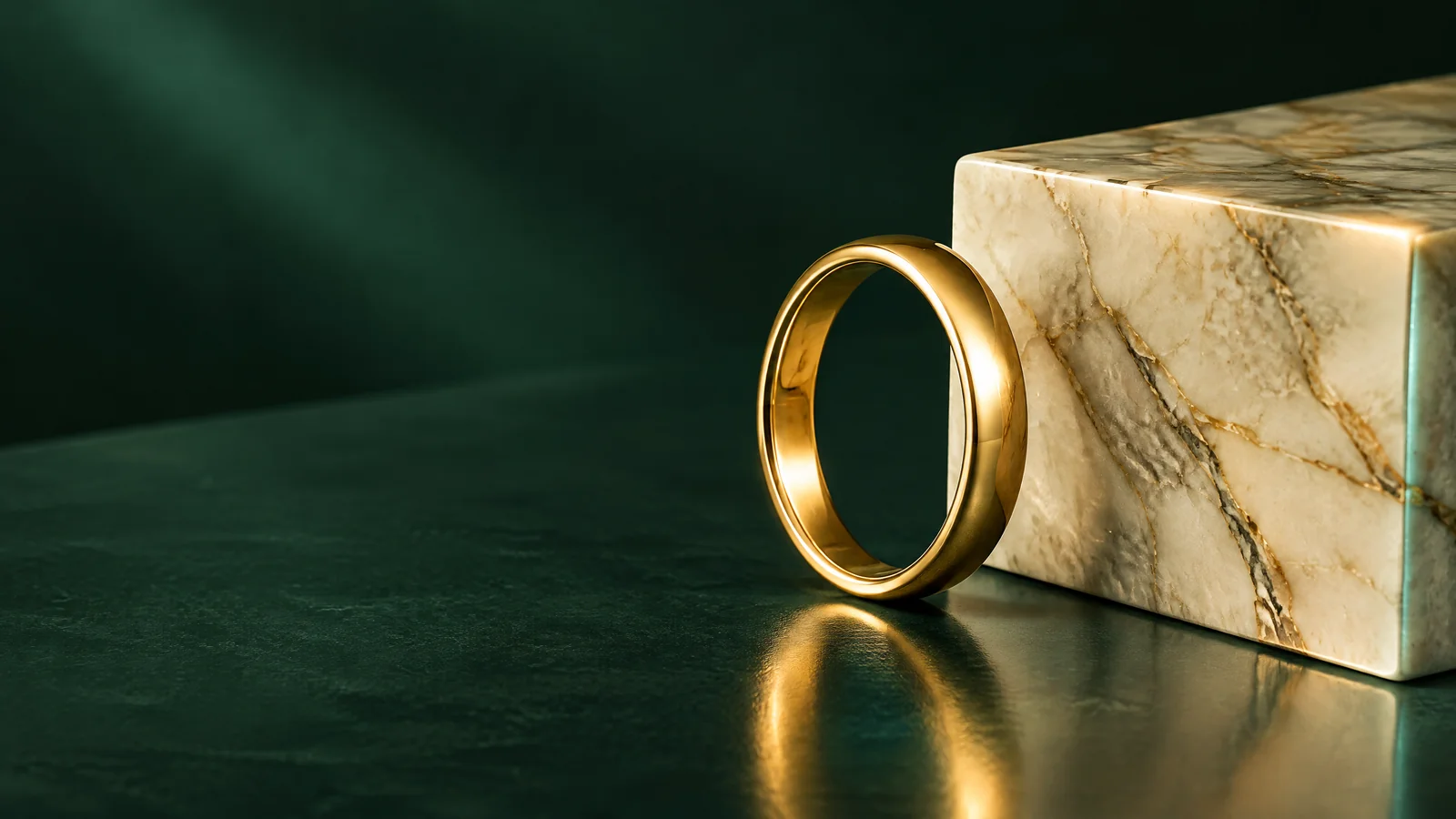 Conceptual gold still-life for the Kishangarh guide; not a dealer or proof of purity