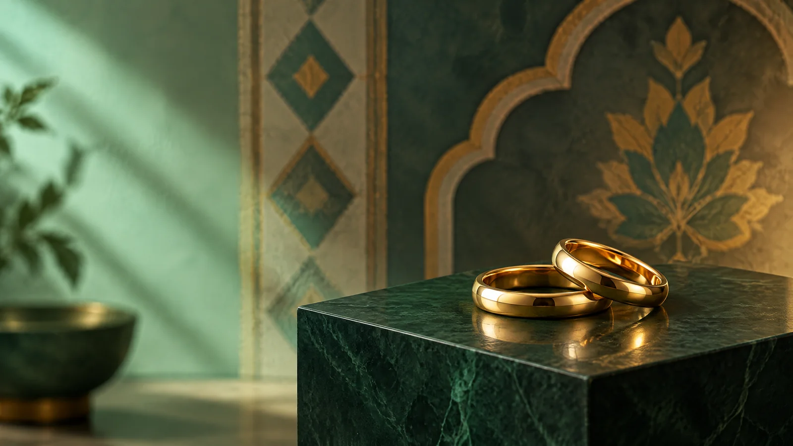 Conceptual gold still-life for the Nawalgarh guide; not a dealer or proof of purity