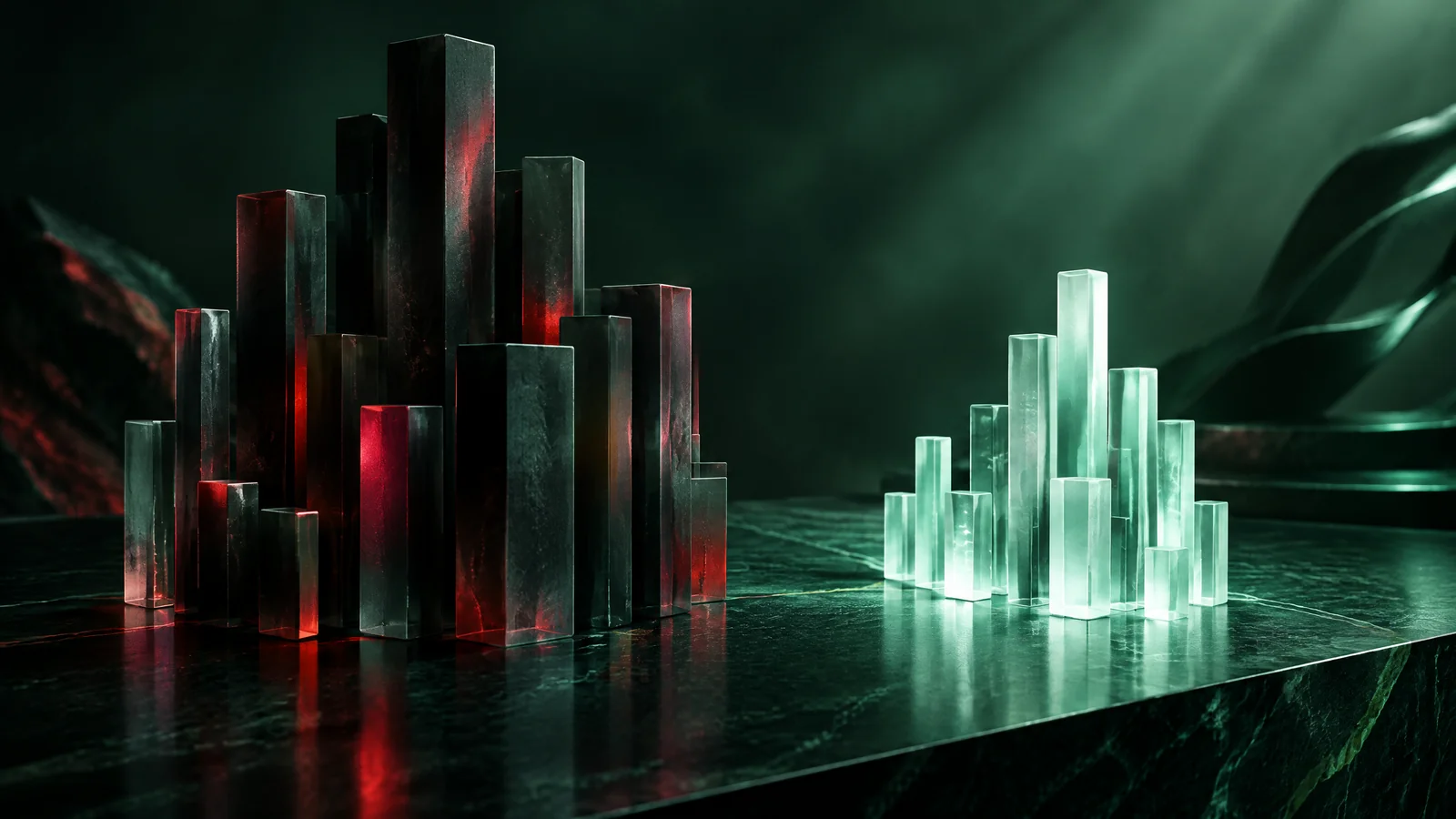 Original conceptual editorial artwork for Smallcaps rise as FMCG and PSU banks weaken at the close