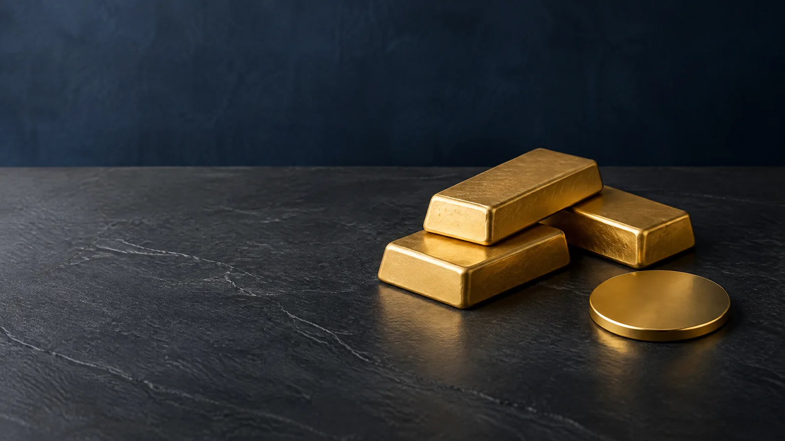 Unbranded gold bars illustrating Indian gold-market research, not a live price chart
