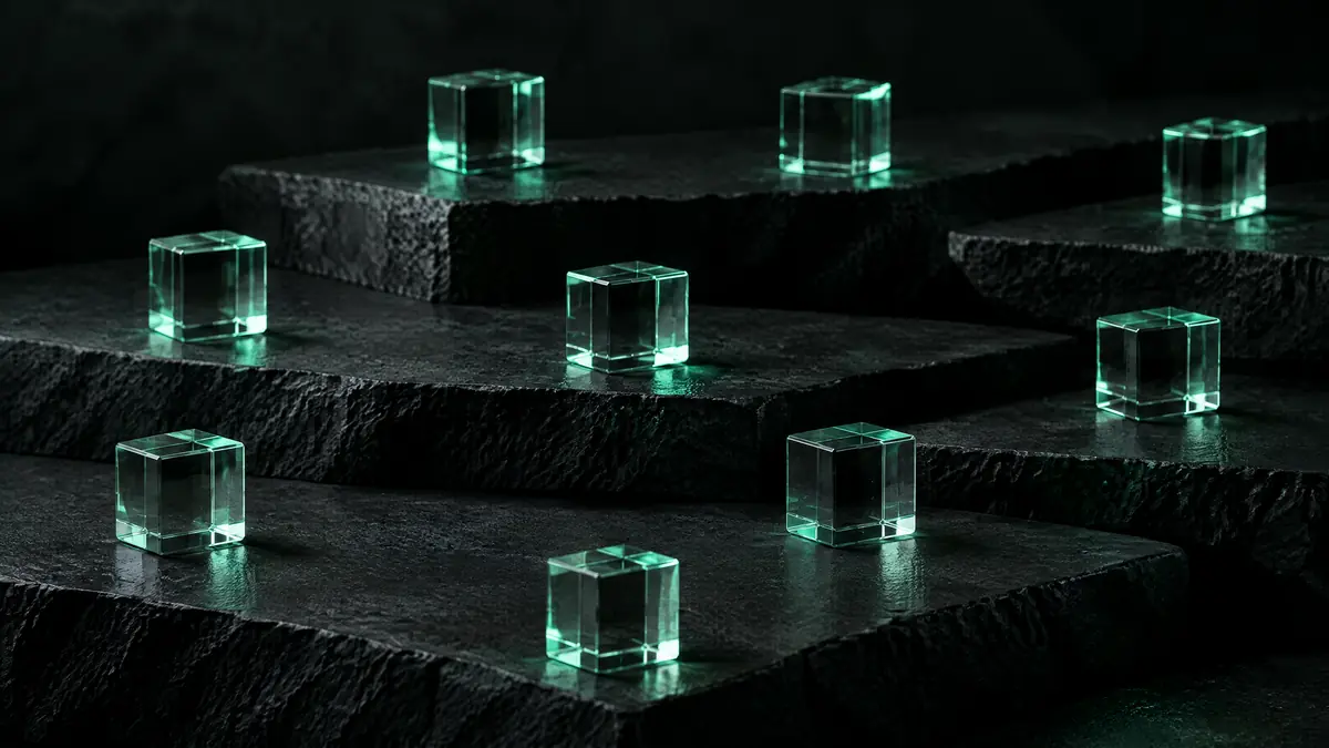 Original conceptual crypto editorial artwork for 10 Cryptocurrencies to Watch This Month