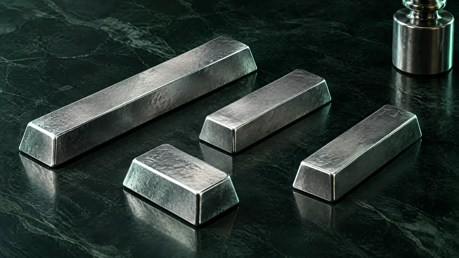 Original text-free conceptual editorial illustration for Silver rebounds as dollar eases; MCX December futures rise; not official premises, a document or a price chart.